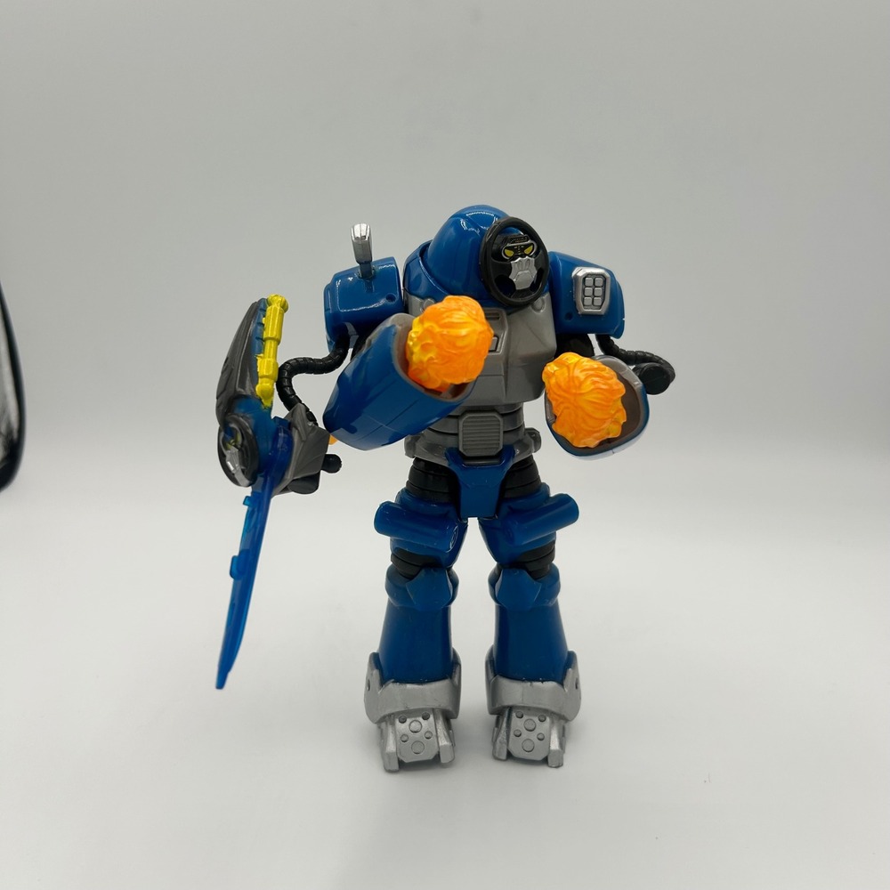 Hasbro Power Rangers Beast Morphers Beast-X Blue Ranger Gorilla Zord Figure 2018